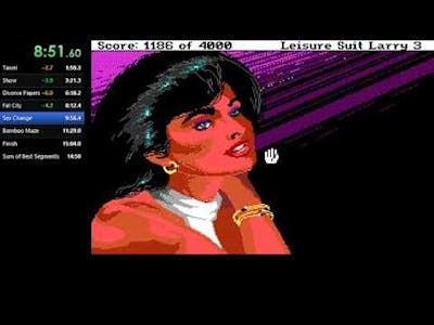 Leisure Suit Larry 3: Passionate Patti in Pursuit of the Pulsating Pectorals (Any%) in 14:48.16 (WR)