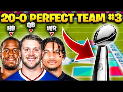 Can I Build A PERFECT 20-0 NFL Team In Madden? #3