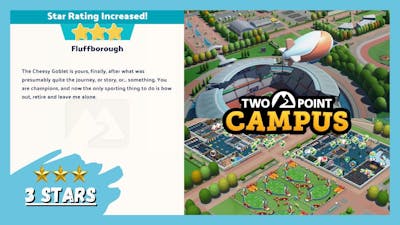 TWO POINT CAMPUS - FULL GAMEPLAY - FLUFFBOROUGH - 3 STARS
