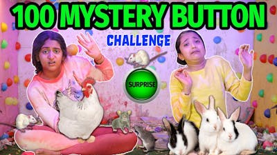 100 MYSTERY BUTTONS Challenge But Only One Let You Escape | MyMissAnand