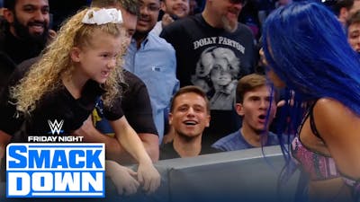 Sasha Banks tries to teach Lacey Evans a lesson in front of Laceys kid | FRIDAY NIGHT SMACKDOWN