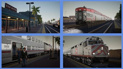 Railfanning at San Mateo station on Caltrain! (30/11/2021) ~ Train Sim World 2 - Peninsula Corridor
