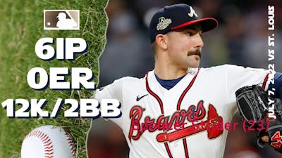 Spencer Strider (23) 12K game | July 7, 2022 | MLB highlights