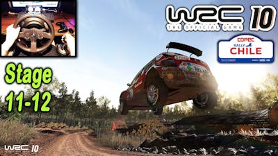 WRC 10 Rally Chile Stage 11-12 | Skoda Fabia Rally2 | P40 | Thrustmaster