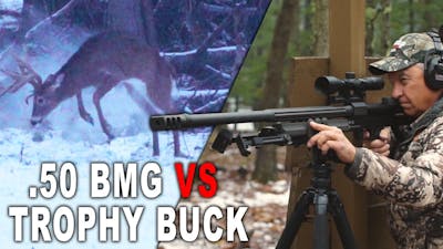 Hunting Whitetail Bucks with a .50 BMG at Legends Ranch
