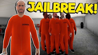 I Started a Jailbreak with a Prisoner Army! - Jailbreak Simulator Gameplay