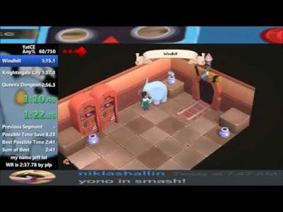 Yono and the Celestial Elephants any% in 2:49.24 IGT 3:24.99 RTA