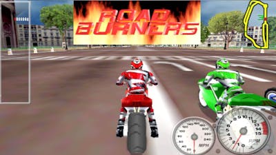 Road Burners - Classic Arcade Motorcycle Racing Game (Atari/Midway 1999)