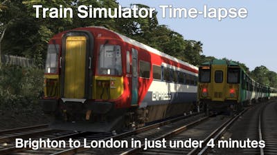 TS Time-lapse: - Brighton to London in (just under) 4 minutes
