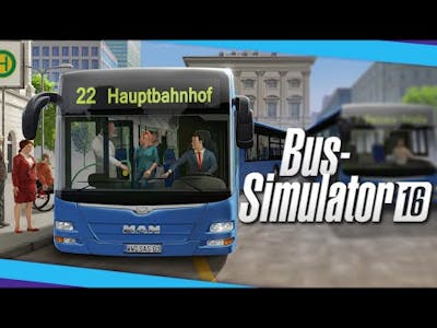 Bus Simulator 16 - Lets Play - Episode #1 - Logitech g27