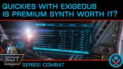 Is Premium Synthesis in Elite Dangerous Worth it for PvE, PvP or Thargoid Combat? (Tutorial)