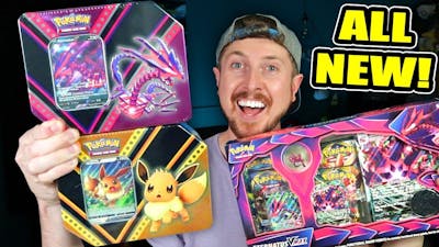 BUYING ALL THE NEW POKEMON CARDS AT WALMART! Opening Eternatus VMAX Collection Box  V Powers Tins