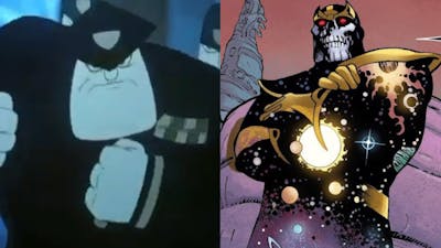 Leader Police Man vs Astral Regulator Thanos