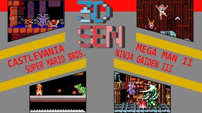 3dSen - Four different NES platformers in 3D (Demo)