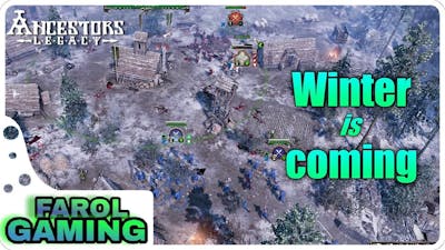 Ancestors Legacy - Fighting in Winter │Cold and Desolate Map │2x2 PvE