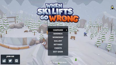 When Ski Lifts Go Wrong | Hugecalf Studios | Tutorial mountain replays and some later levels