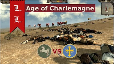 Attila total war - Age of Charlemagne - 1vs1 Westphalia vs Kingdom of Asturias (#2)
