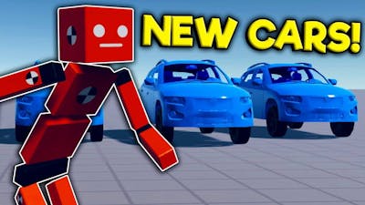 I Created an Army of Cars to Run Over Ragdolls in the New Fun with Ragdolls Update!