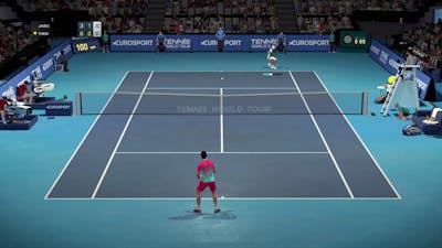 Tennis World Tour Paris Major final vs Thiem