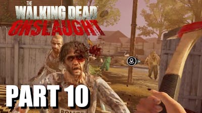 The Walking Dead Onslaught – Supply Raid : Neighborhood - Axe Gameplay