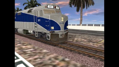 Railfanning Amtrak and Metrolink on Trainz Simulator 2012