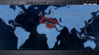 The Roman Empire vs The World - Hoi4 No Step Back Timelapse