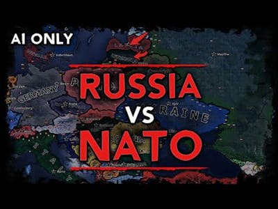 [HoI4] AI Only Timelapse - [Max Buff] Russia vs NATO