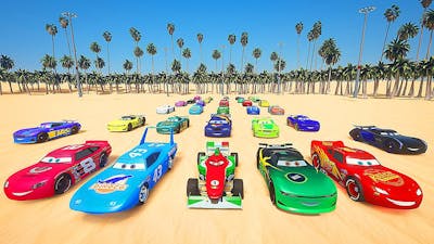 Race Pixar Cars 2 3 McQueen  Friends Jackson Storm The King Francesco Bernoulli Conrad Camber