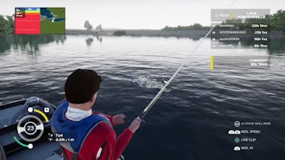 Fishing Sim World:Bass Pro Shops-Lake Guntersville-Bass Location  Setup For Dovetail Fishing League