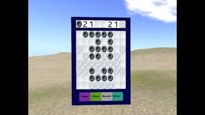Reversi ( Othello ) Game in Second Life