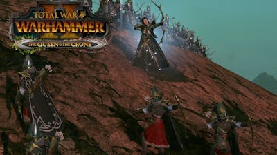 Alith Anar vs Hellebron, Wulfrik - Queen  Crone // Total War: Warhammer II Online Battle #250