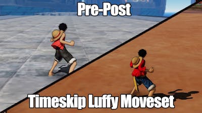 Luffy Pre Post-Timeskip Moveset - One Piece: Pirate Warriors 4