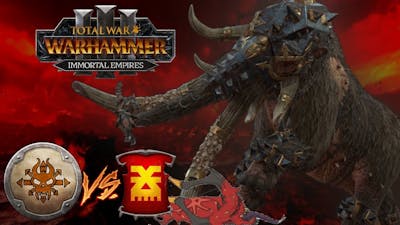 The DOOMSLAYER Mammoth | Norsca vs Khorne - Total War Warhammer 3
