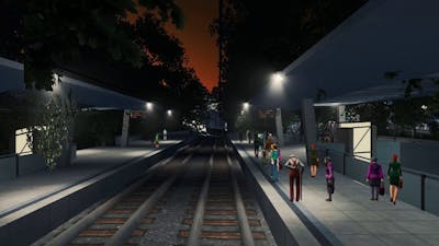 Cities Skylines - Lednavaset Train Ride (HQ)