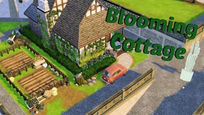 | Bloom Cottage | Blooming Room Kit | Sims 4 Speed Build | 🌺