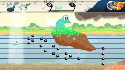 Tadpole Treble - 1 - lines and spaces