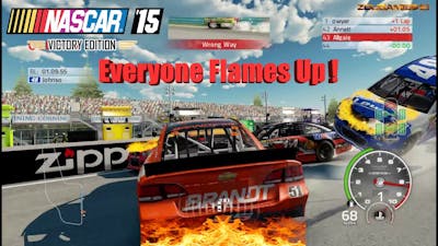 Nascars Car Flames Up Crash Compilation