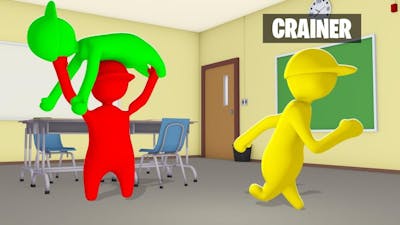 Get Caught By The EVIL TEACHER = You LOSE! (Human Fall Flat)