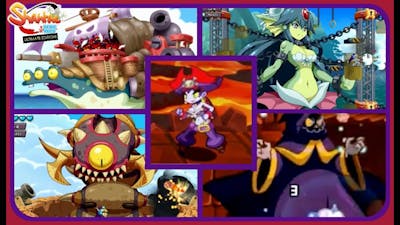 Shantae Half Genie Hero Ultimate Edition - All Boss Encounters - Officer Mode - No Damage!!