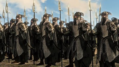 Woodland Elves Vs Uruk-Hai | 15,000 Unit Lord of the Rings Cinematic battle