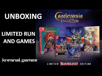 CASTLEVANIA ANNIVERSARY COLLECTION NINTENDO SWITCH | UNBOXING | KRIMINAL GAMES