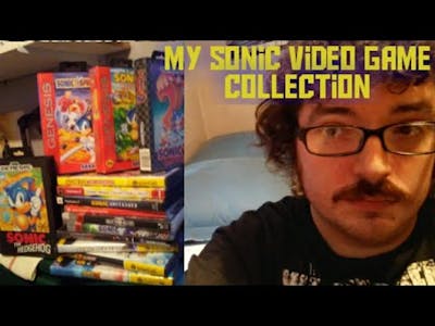 My sonic video game collection