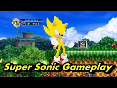 Lets Play Sonic 4 Episode 1 - Super Sonic Gameplay