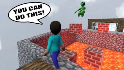 MINECRAFT CREEPER AND STEVE WORKING TOGETHER in HUMAN FALL FLAT