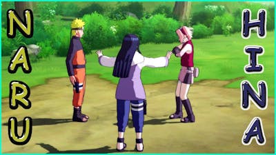 Hinata protects Naruto from Sakura before Kushina and Minato - Ultimate Ninja Storm Revolution Game