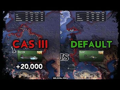 [HoI4] Double Timelapse - Barbarossa [Close Air Support] Comparison
