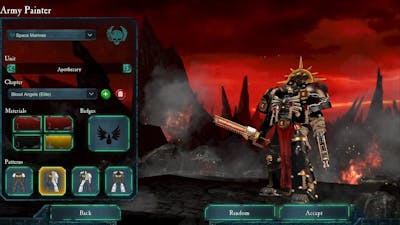 Warhammer 40k DoW 2 Elite Mod Army Painter - Space Marines - Blood Angels