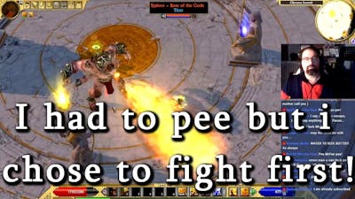 Titan Quest Atlantis| When you need to pee and fight the BIG BOSS in HARDCORE!