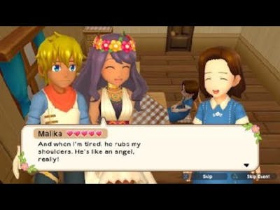 I Married Malika in Harvest Moon: One World!! The Miners Were NOT Happy!!