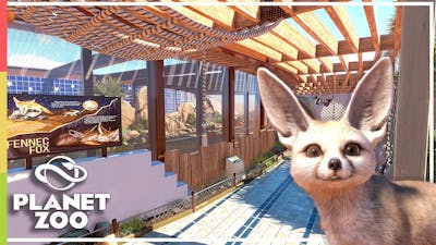 Planet Zoo Fennec Fox Habitat ｜Africa Pack｜Speed Build